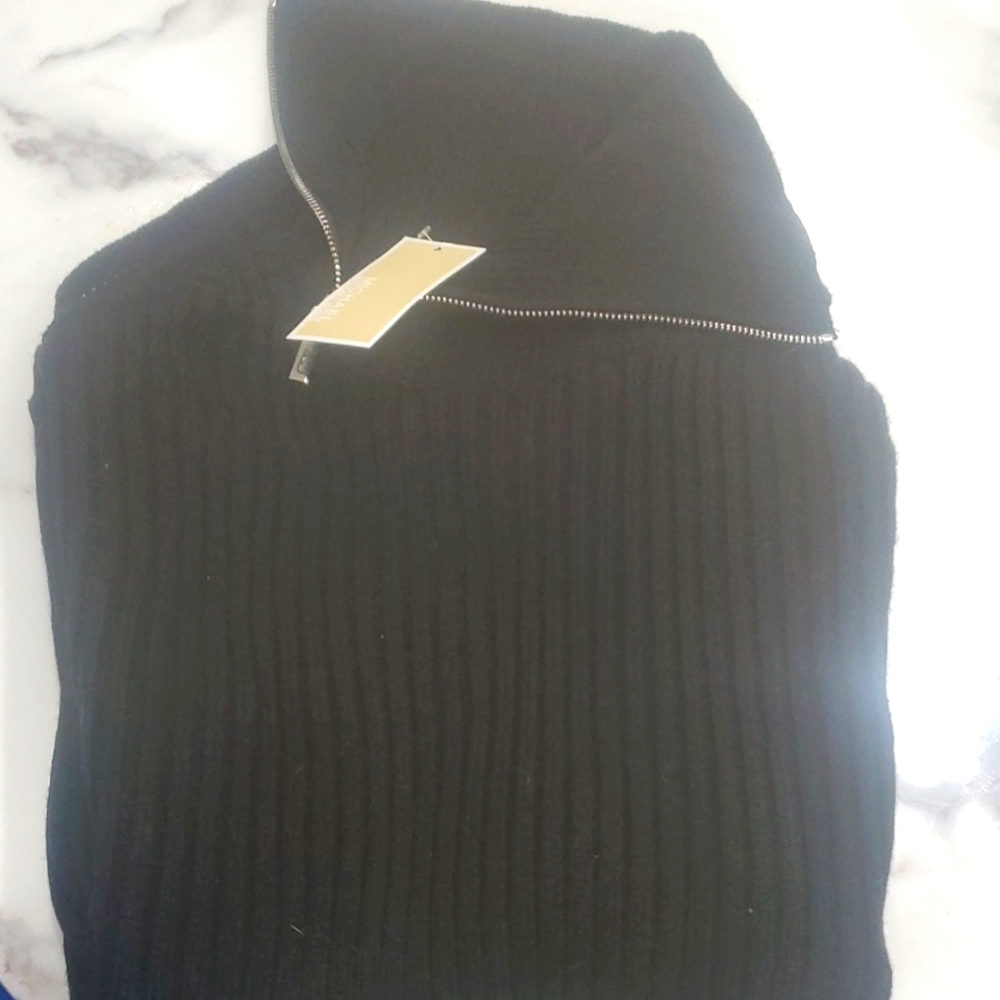 Michael Kors ribbed Poncho